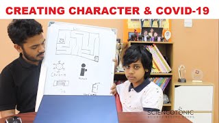 6 | COVID-19 -Survivor |Game| Creating character & Covid | Basic Programming|