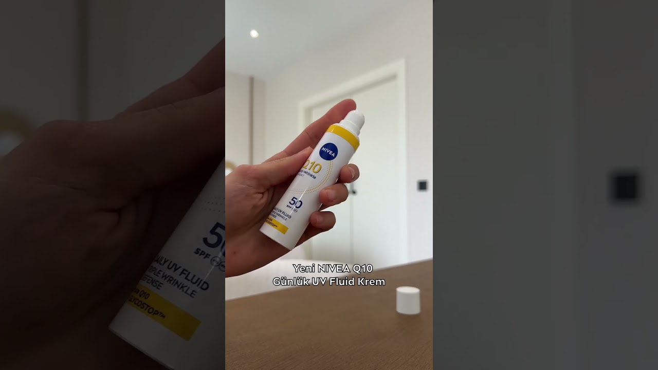 Güneş koruyucu & şeker sebepli kırışıklık karşıtı Yeni NIVEA Q10 Günlük UV Fluid Krem!