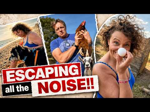 Final ESCAPING the NOISE DEVON Glamping: Pepper Visits SEA; Nadia Cooks PIZZA & Petting the ANIMALS