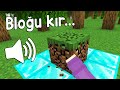 Minecraft ama SADECE SES KOMUTLARIYLA
