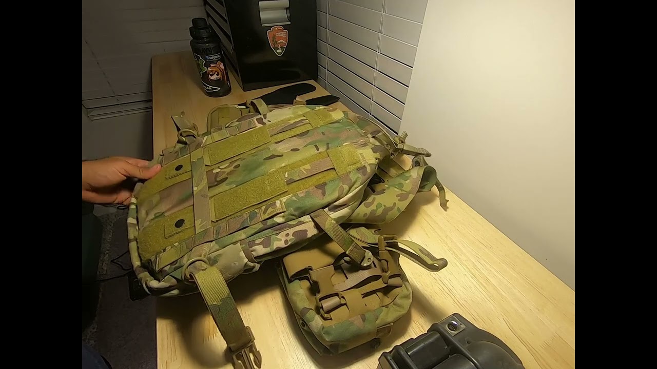 Chest rig self access backpack modification