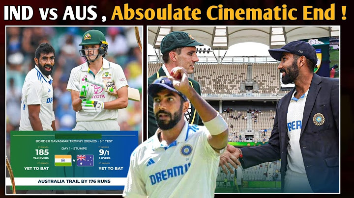 IND vs AUS: Bumrah gets Khawaja in dramatic final over, Ind vs Aus 5th Test Absolute Cinematic End!