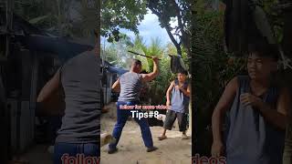tips#8.basic self-defense disarming with counter attack #eskrima #selfdefensetuturial #fma