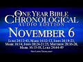 November 6 | Chronological Bible Audio Edition