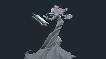 Artstation challenge. Medieval: Back and Forth. High Poly