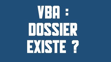 VBA Vérifier l