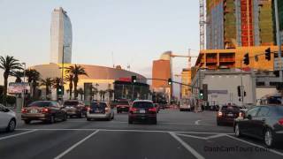 Los Angeles Driving Tour: Downtown LA During the Sunset, Disney Music Hall, Olympic Blvd, Koreatown