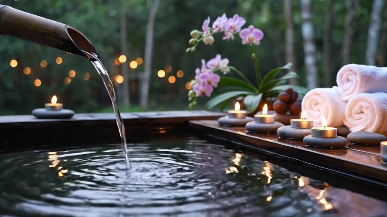 Peaceful Piano With Gentle Water Sounds 🌿 Deep Healing to Release Stress, Worry Emotional Fatigue