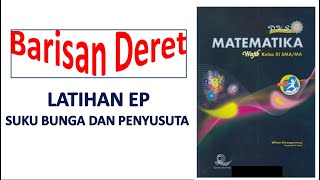 Pembahasan Soal Latihan EP Suku Bunga dan Penyusutan di buku PKS Matematika Wajib kelas XI