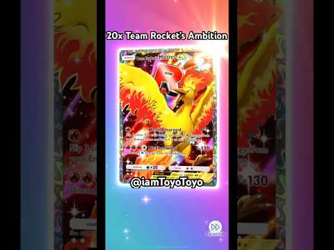 🔥Jaw dropping 20 packs Pokemon Team Rocket’s Ambition! #pokemon #ポケモン #pokemontcg