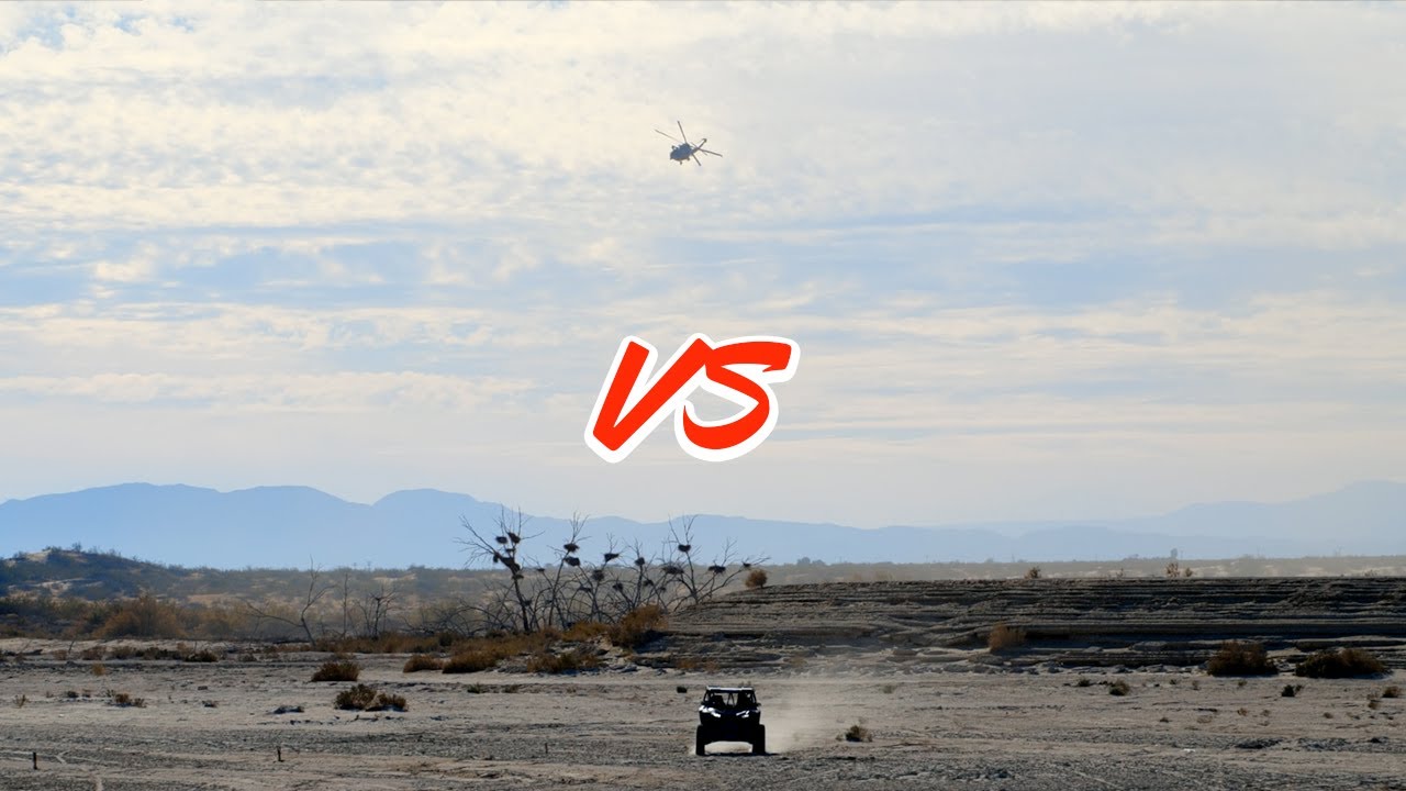 Turbo Talon Chased by Military Helicopter | 2021 Honda Talon 1000R