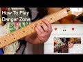 &#39;Danger Zone&#39; Kenny Loggins Guitar &amp; Bass Lesson