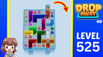 Drop Away Level 525 Solution Walkthrough