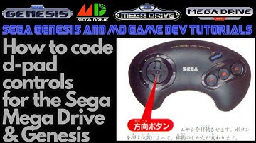 How to Code D-Pad Controls for the Sega Genesis & Mega Drive - Beginners Dev Tutorials