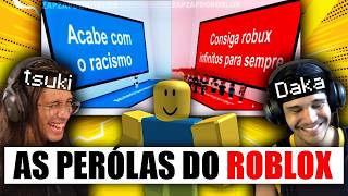 as melhores PÉROLAS do chat do ROBLOX