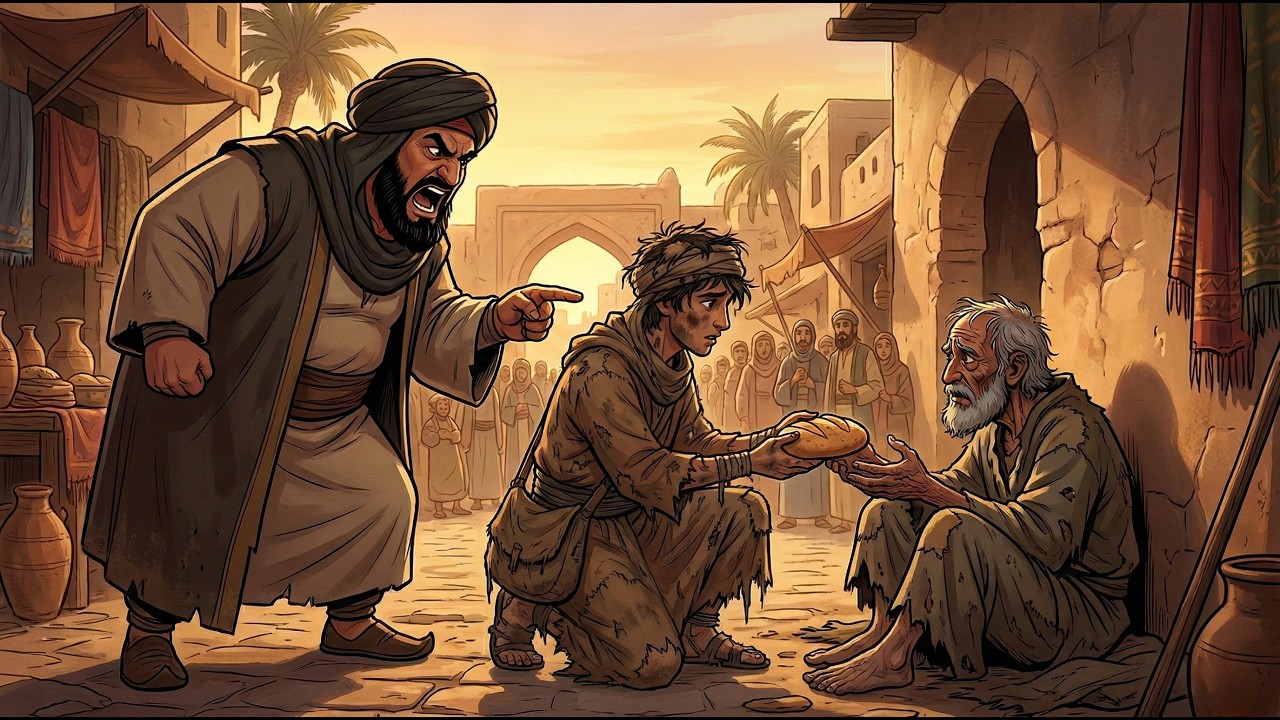 قصة اليتيم والخباز!😭 | قصص خيالية ومعبرة قبل النوم💤