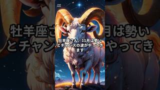 ♈️牡羊座11月|今こそ動く時!運の流れを掴もう#牡羊座 #易経#11月運勢