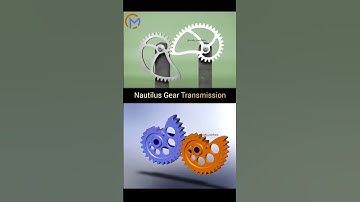 Nautilus gears 🔥| Mechanical principles | #transmission #simulation #mechanical #satisfying #physics