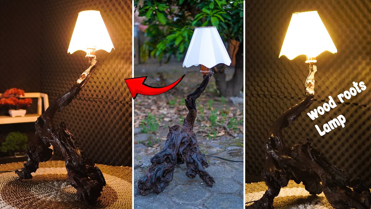 Root Light Ideas How To Make Beautiful Lamp From Wood Roots | Night lamp | Pendant ...