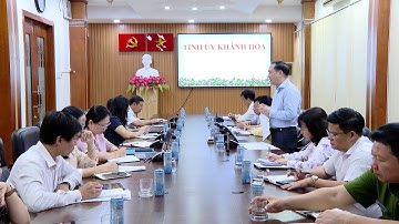 Thường trực Tỉnh ủy giao ban công tác tháng 10-2025 | Thời sự trưa 27.10.2025