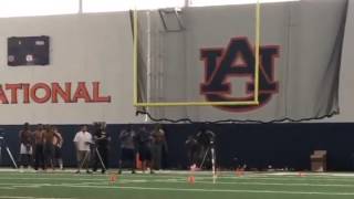 Famous Auburn's John Frankin III runs a 4.28 in 40-yard dash Profile