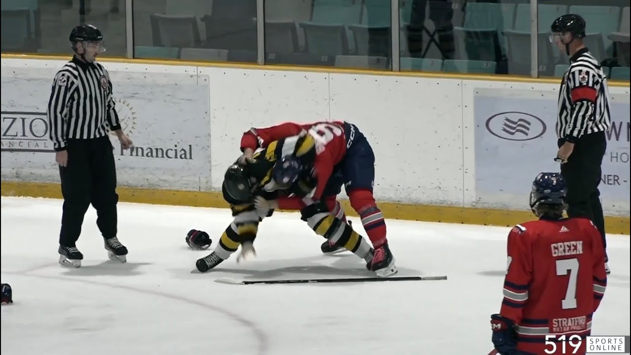 GOHL - Stratford Warriors против Waterloo Siskins