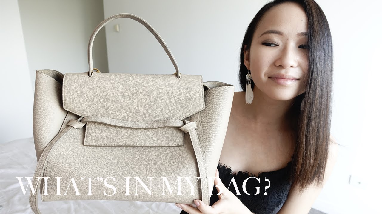 What's In My Bag / Céline Mini Belt Bag Review - The Beauty Look Book