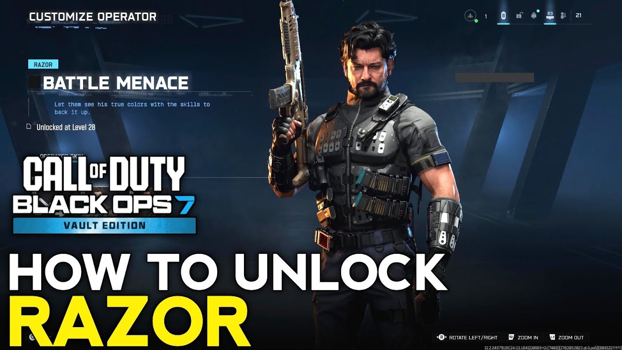 How to Unlock Razor BO7 Razor Unlock | How to Get Razor BO7 Razor| Black Ops 7 Razor Operator Unlock