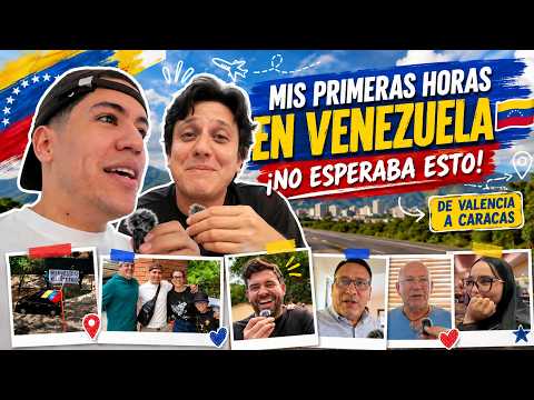 ¡NO ESPERABA ESTE RECIBIMIENTO! Mis primeras horas en Venezuela 🇻🇪