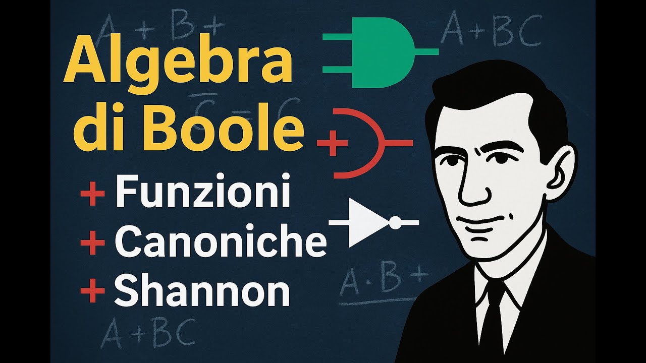 Algebra di Boole, forme canoniche, teorema di espansione di Shannon