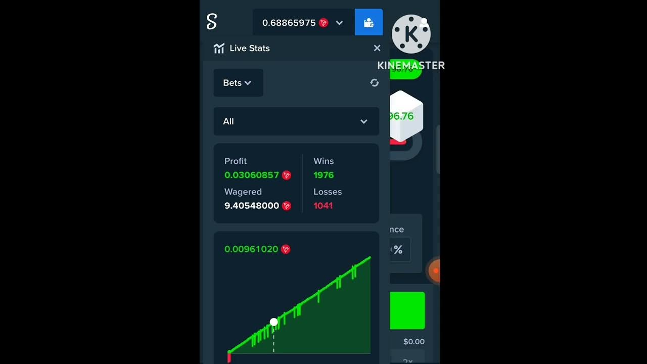 Stake Dice Strategy Low risk Strategy Wager+profit Strategy YouTube