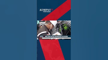 Mobil Dinas TNI-Polri Masuk Jalur Busway Terjaring Razia, Petugas Beri Surat Tilang #shorts