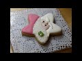 How to decorate star shaped Santa, reindeer, and snowman cookies  星星聖誕老公公，麋鹿跟雪人糖霜餅乾