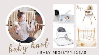 Baby Registry Ideas 2020 \/ Gender Neutral Baby Shower Haul