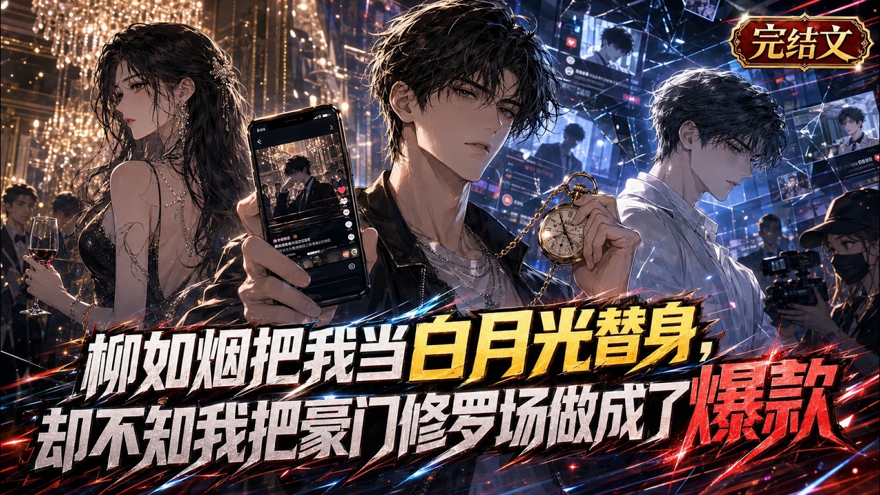 【爽文】穿成豪门替身,柳如烟白月光回国,全网等着看我发疯。我不哭不闹,直接开直播“竞选白月光”,一帧帧扒光他的深情伪装,虚伪男主气疯了,柳如烟也红了眼! #小说 #柳如烟 #一口气看完
