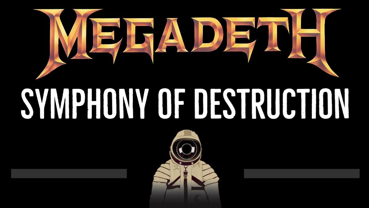 Megadeth • Symphony of Destruction (CC) 🎤 [Karaoke] [Instrumental Lyrics]