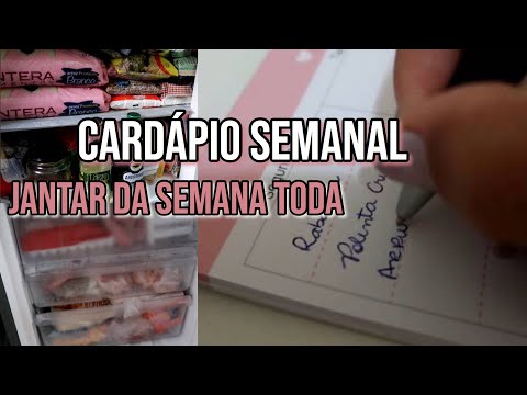 Vídeo: Como Fazer Os Preparativos Do Jantar Por Uma Semana