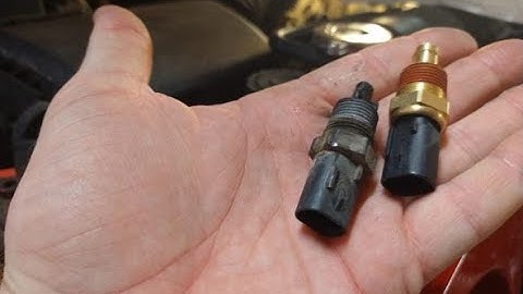 Replacing Coolant Temp Sensor