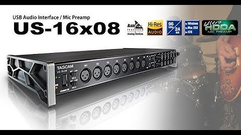 Tascam 16x08 Unboxing and First Impressions