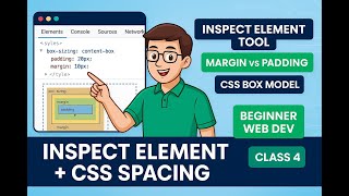 Inspect Element Tool + CSS Margin & Padding Explained (Hindi/Urdu) | Web Dev Class 4