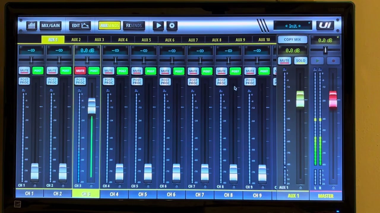 Soundcraft Ui24 - 005 - AUX PRE/POST PROC 