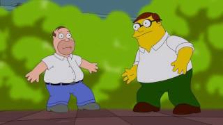 Family Guy: Nuclear fight between Peter and Homer