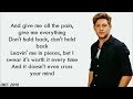 Niall Horan - Cross Your Mind (lyrics)