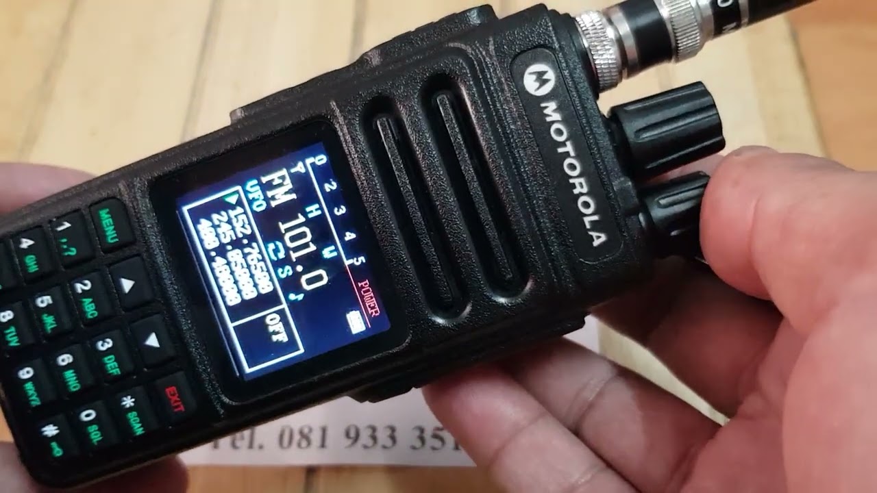 วิธีฟังวิทยุ FM Motorola GP999 Plus