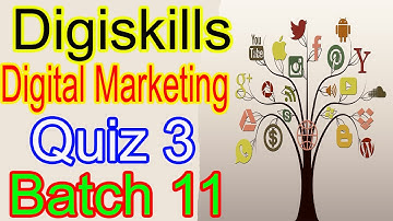 Digital Marketing Quiz 3 Batch 11 Solution 2021