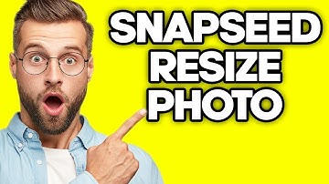 How To Resize Photo on Snapseed (2023)