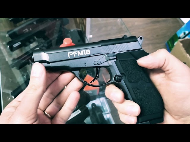 PISTOLA DEPORTIVA CO2 PFM16 COMP FULL METAL 4.5 - Mendoza Sports