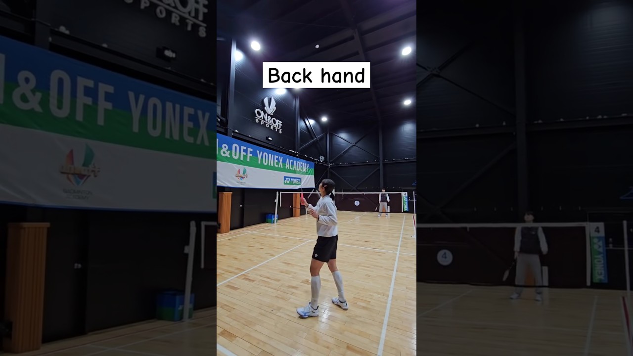 PERHATIKAN CARA BACKHAND CLEAR DENGAN BENAR ✨ 