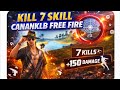 KILL 7 Solo Rank free fire (FF)