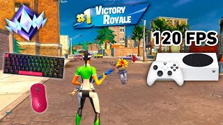 Fortnite Unreal Ranked Reload On Xbox Series S Keyboard & Mouse Gameplay 120 Fps 4K